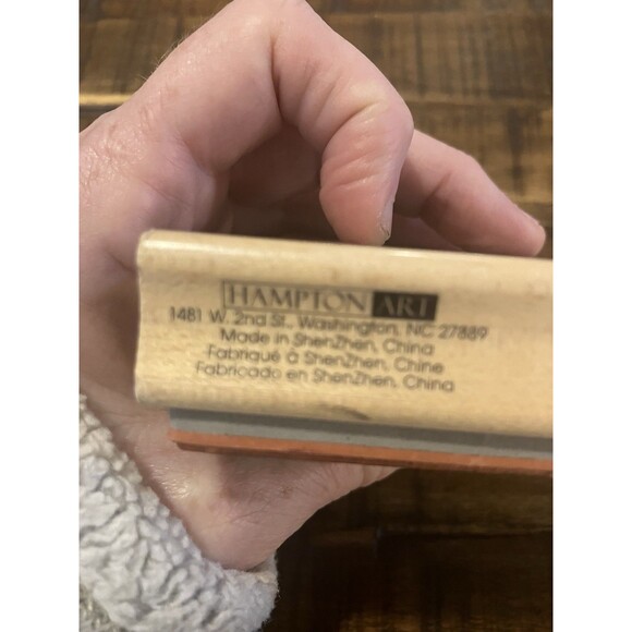 Butterfly Wooden Rubber Stamp Christine Adolph Hampton Art - Picture 5 of 5